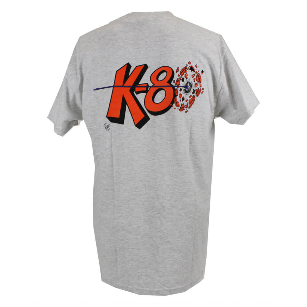T-Shirt “K-80 Broken Target”, Ash Grey